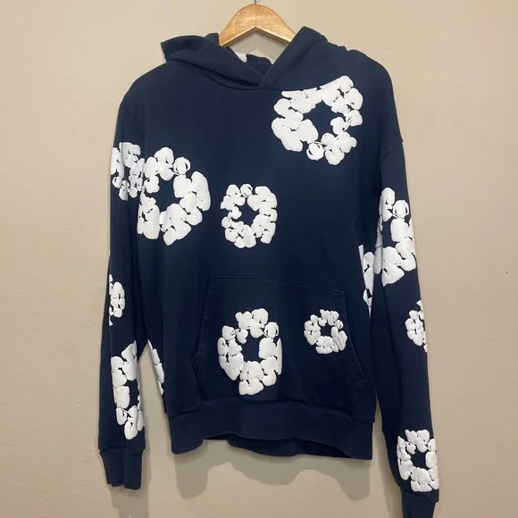 Denim Tears Men's hoodie navy blue - Picture 1 of 8